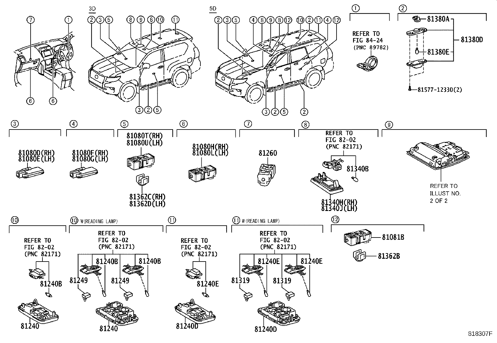 90010-08113 BULB (FOR STEP LAMP) product image