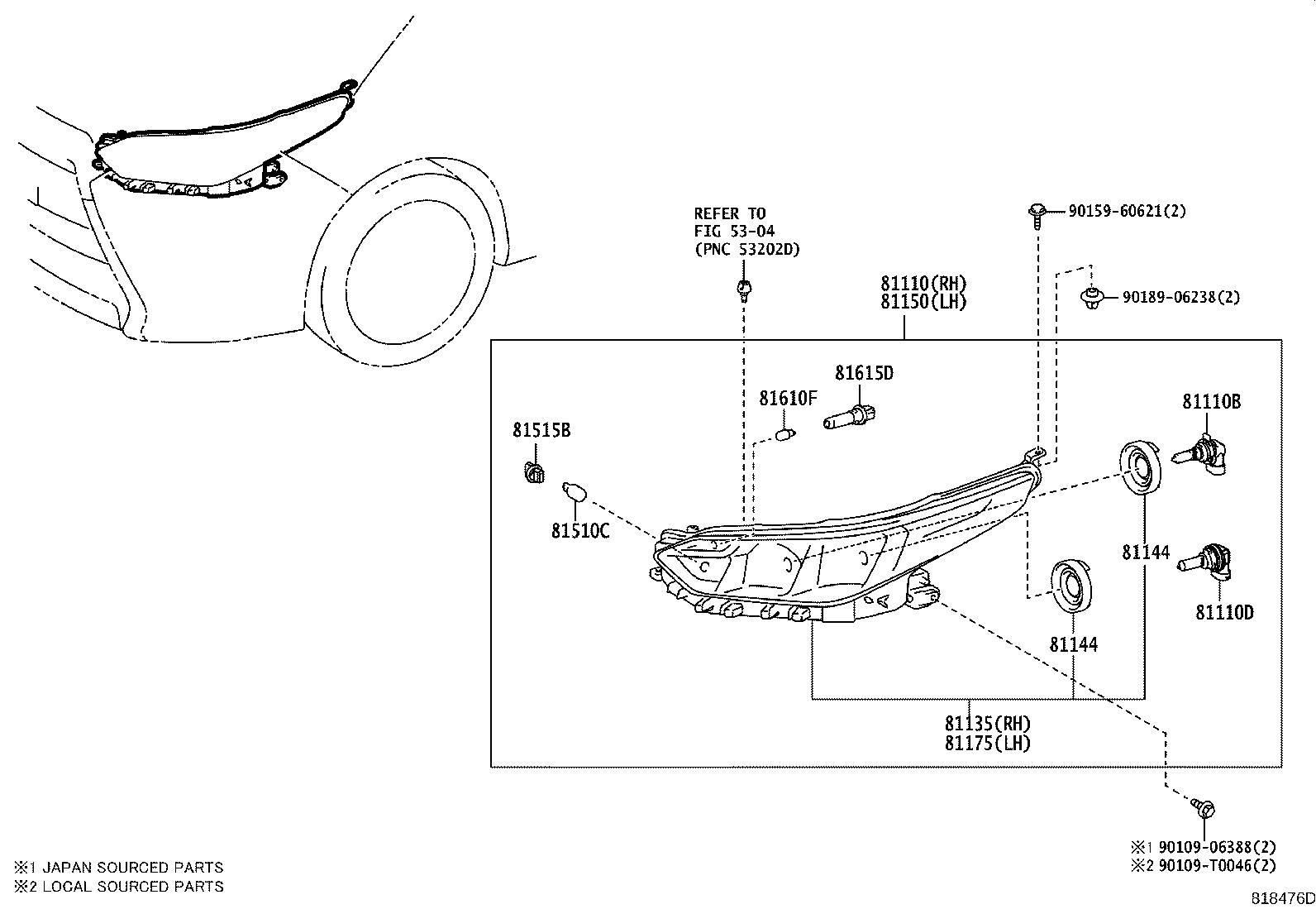Thumbnail 6 for 81150-0DB01