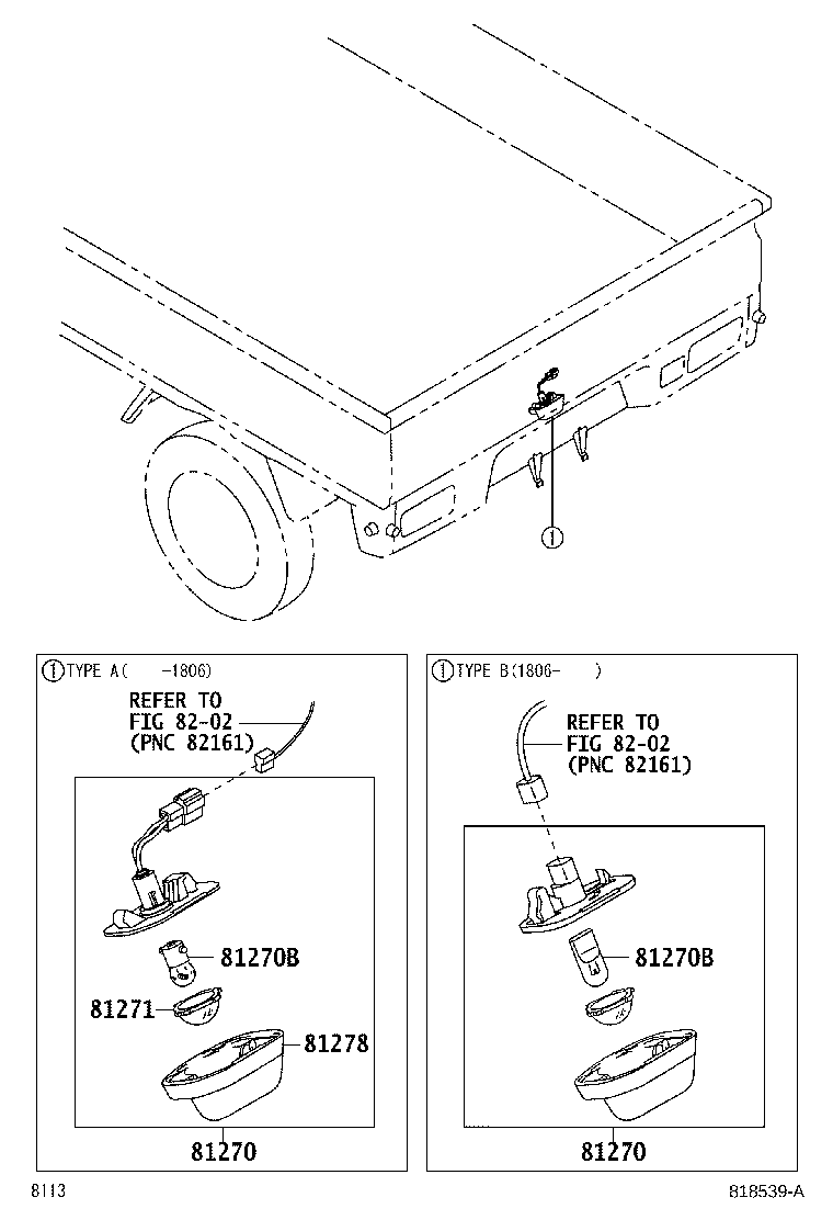 81271-B5010 LENS, LICENSE PLATE LAMP product image