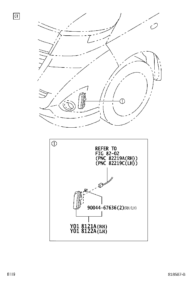 812B0-B1060 LAMP, LED ILLUMINATION, LH product image
