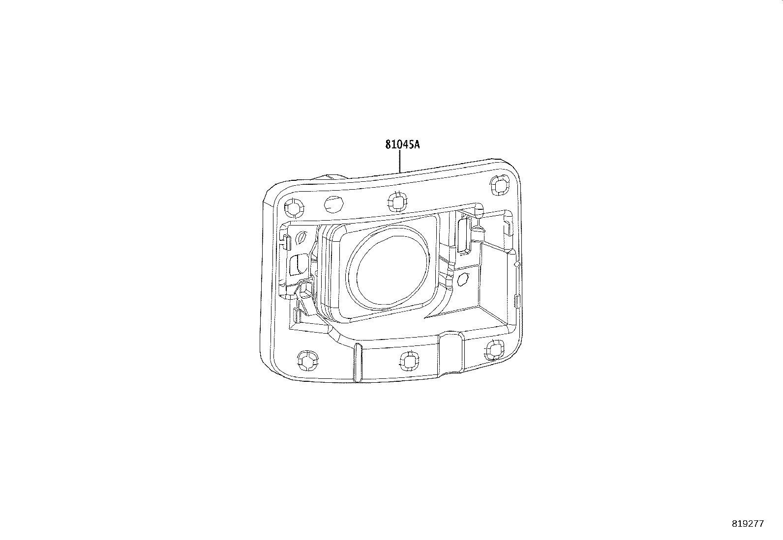 81026-58080 LAMP SET, REAR FOG product image