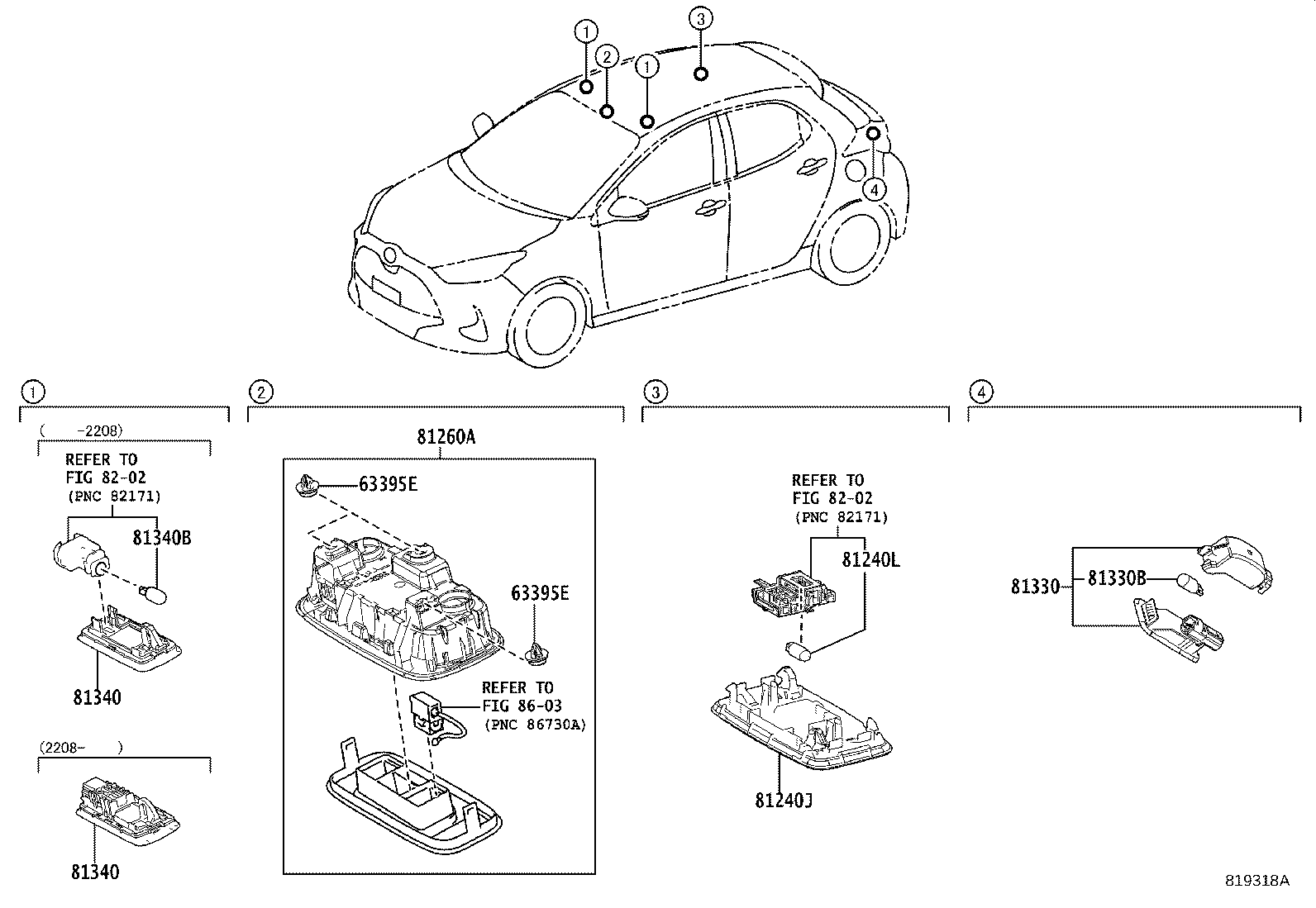 81260-K0011-C0 LAMP ASSY, MAP product image
