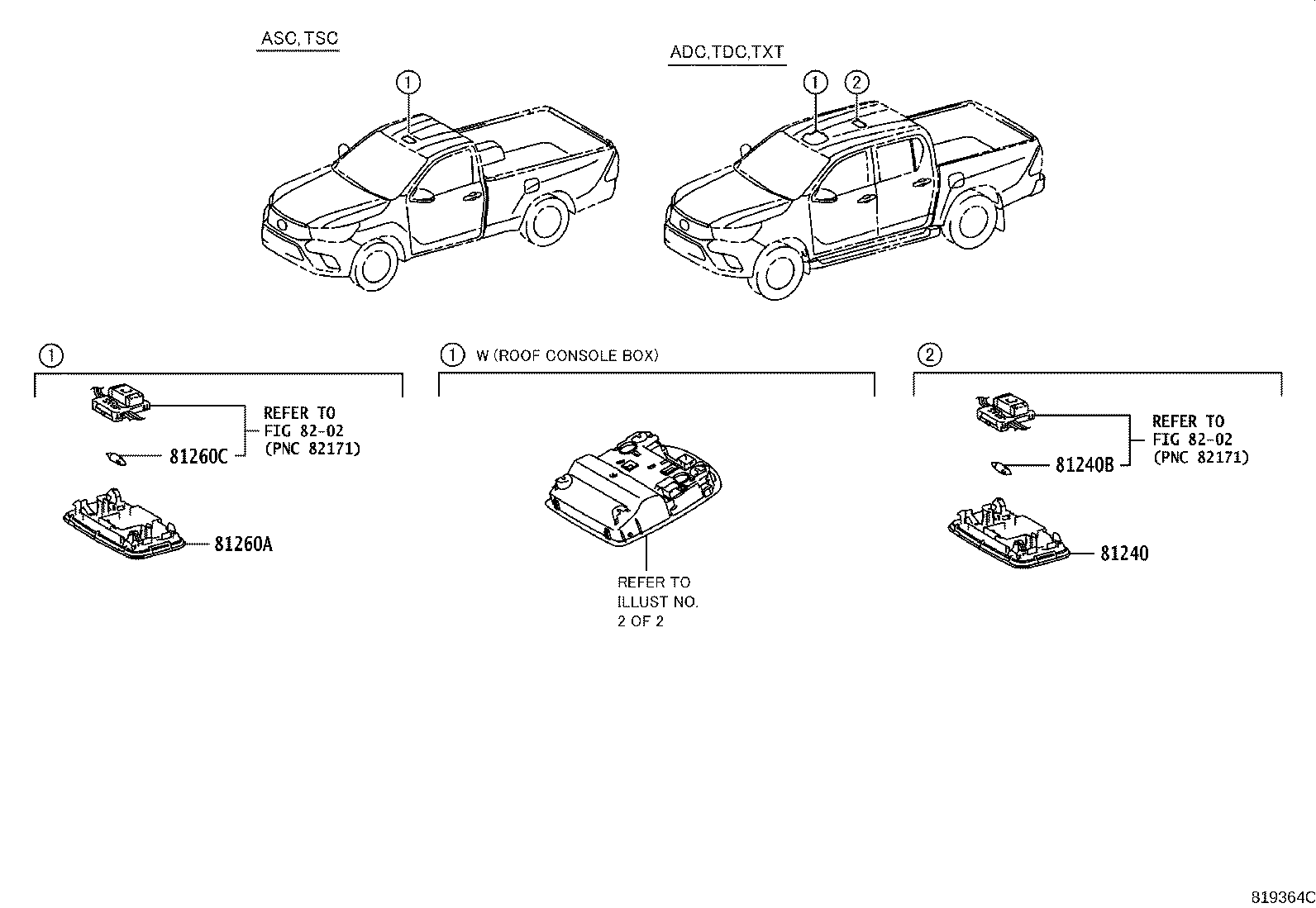 Toyota 63650-0K690 LAMP ASSY, MAP