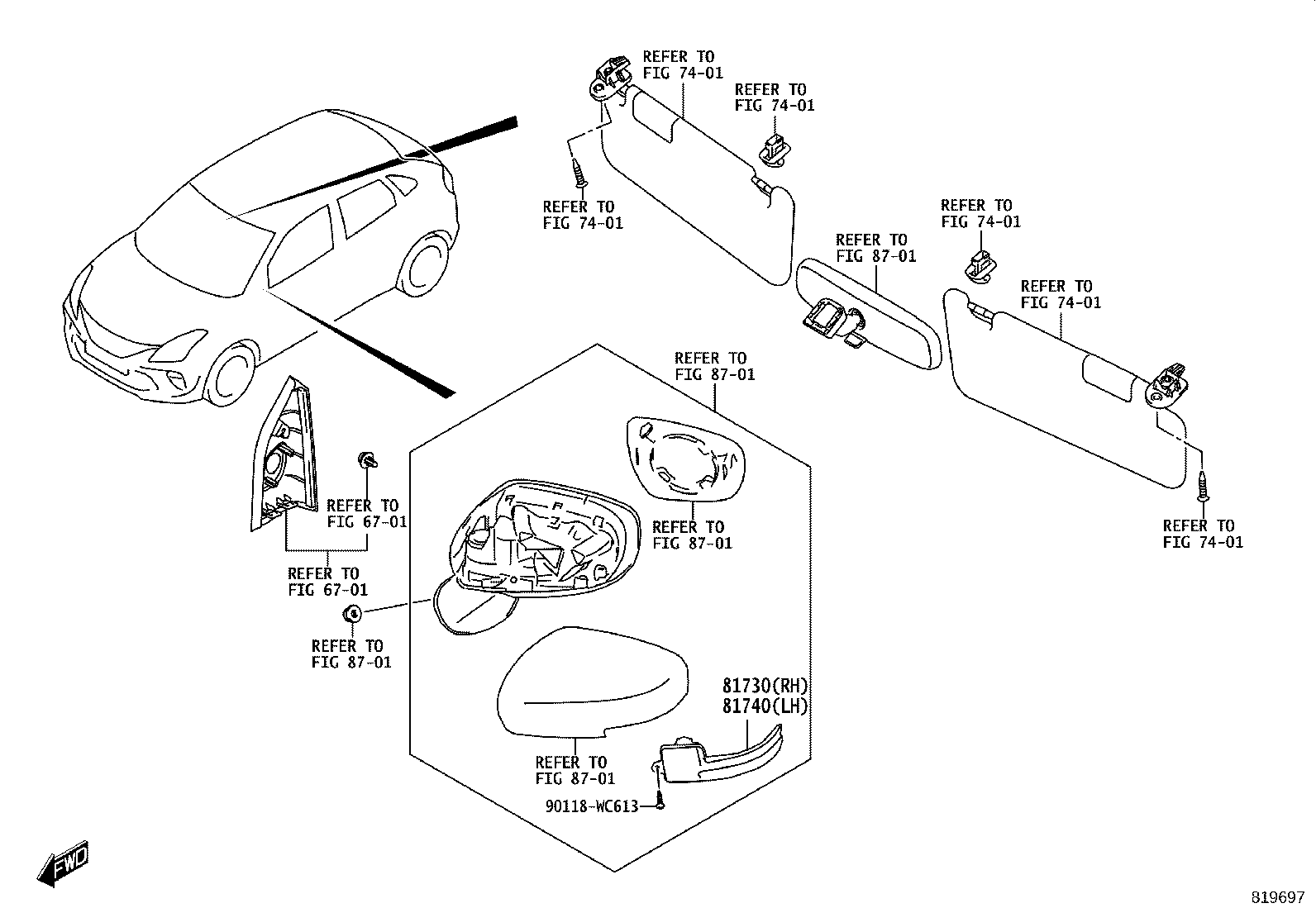 90118-WC691 BULB (FOR SIDE TURN SIGNAL LAMP) product image