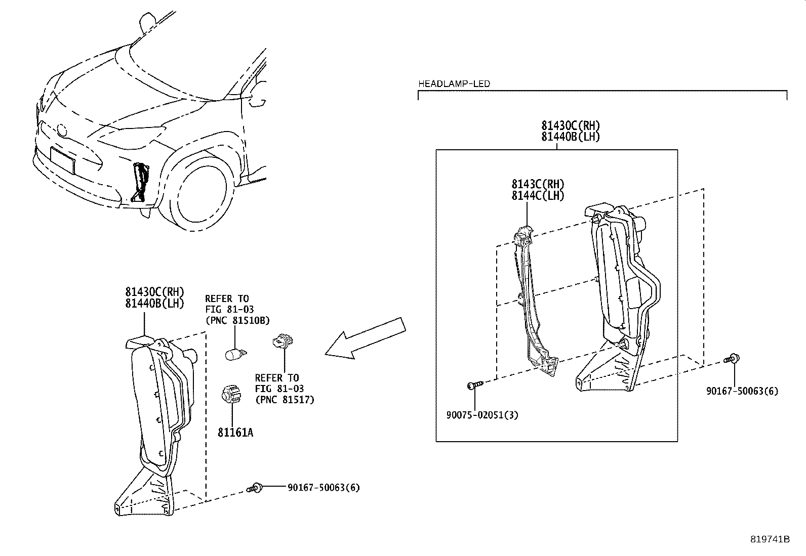 81430-52060 LAMP ASSY, DAYTIME RUNNING, RH product image