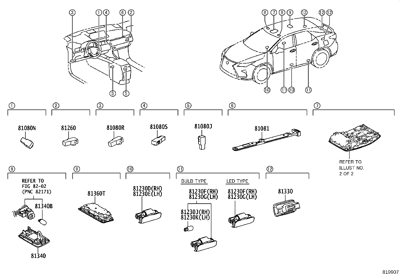 81208-48321-B0 LAMP ASSY, MAP product image