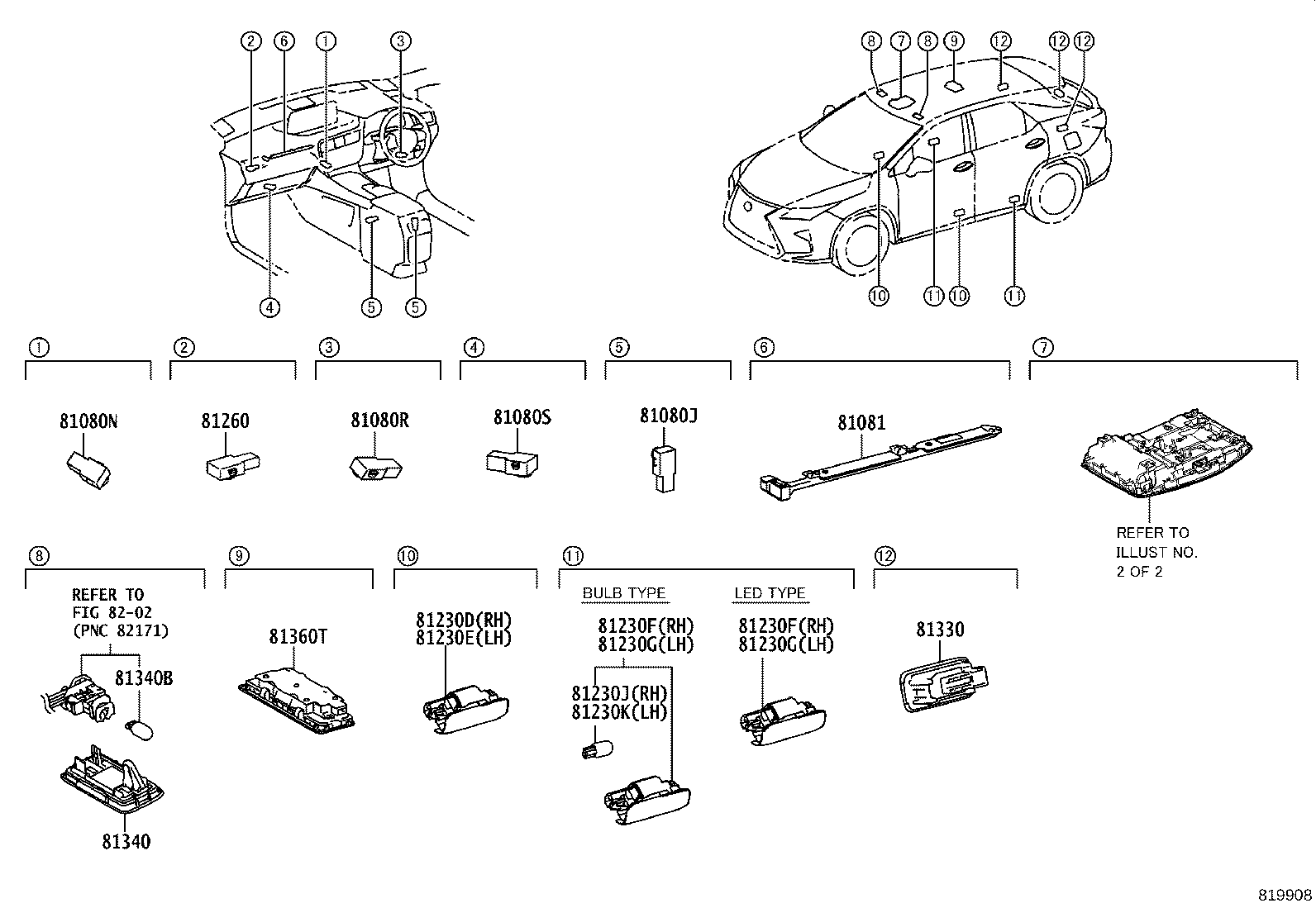 81208-48321-B0 LAMP ASSY, MAP product image