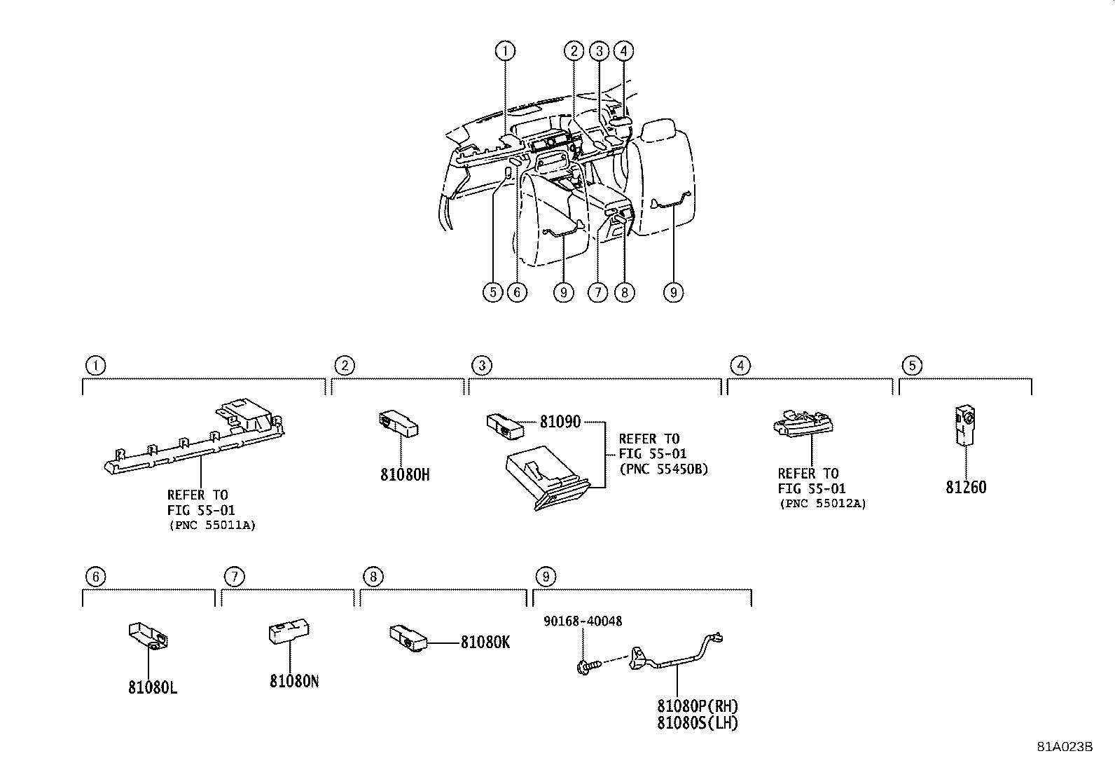 81260-50F10-A2 LAMP ASSY, MAP product image