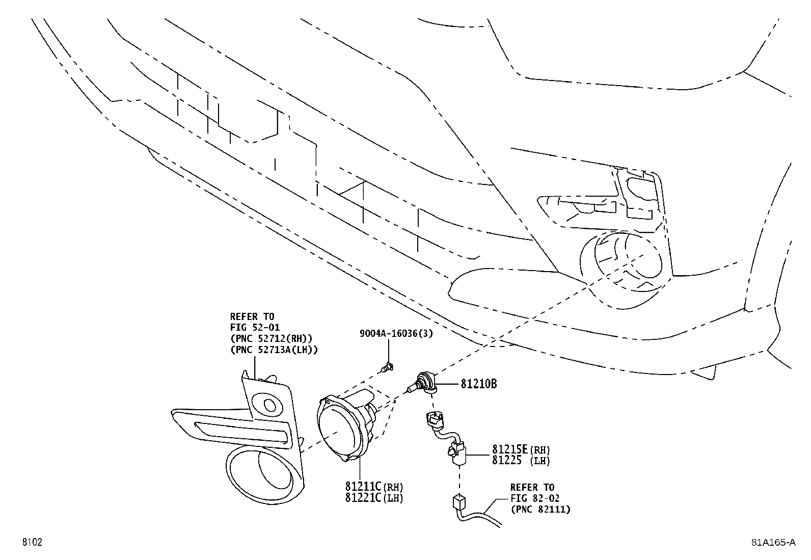 90049-51185 BULB, FOG LAMP product image