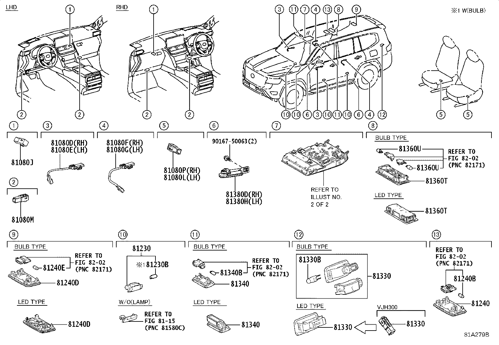 81208-60100 LAMP ASSY, MAP product image