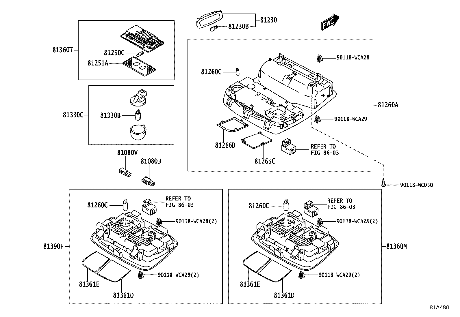 81230-WC006 LAMP ASSY, SPOT product image