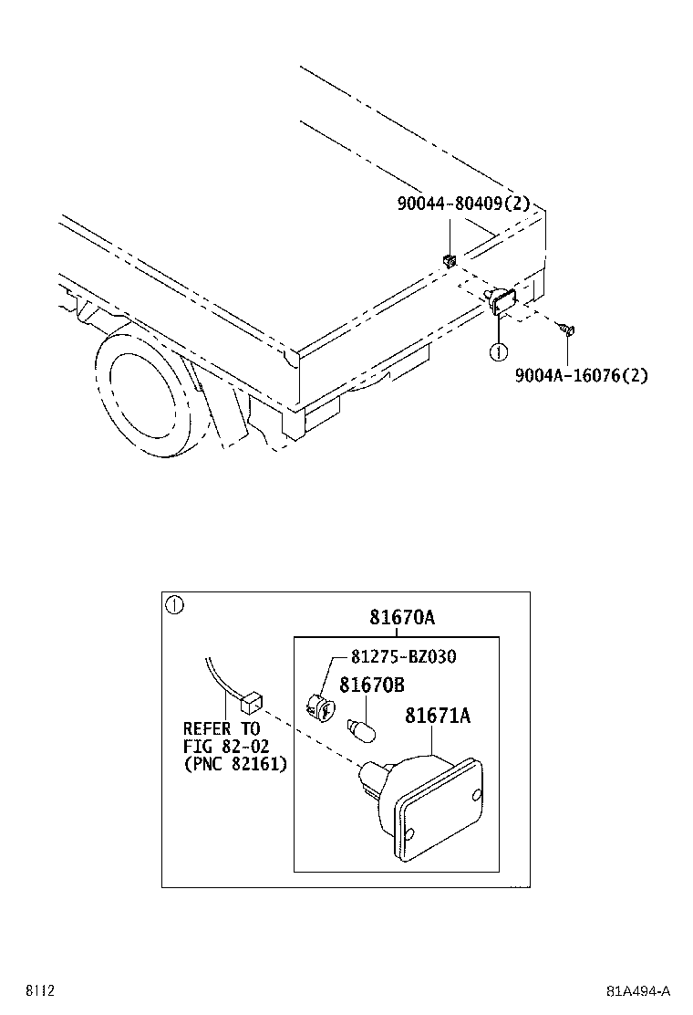 9004A-81054 BULB(FOR BACK-UP LAMP) product image