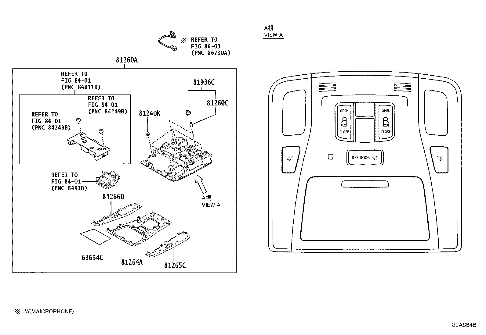 81208-58110 LAMP ASSY, MAP product image