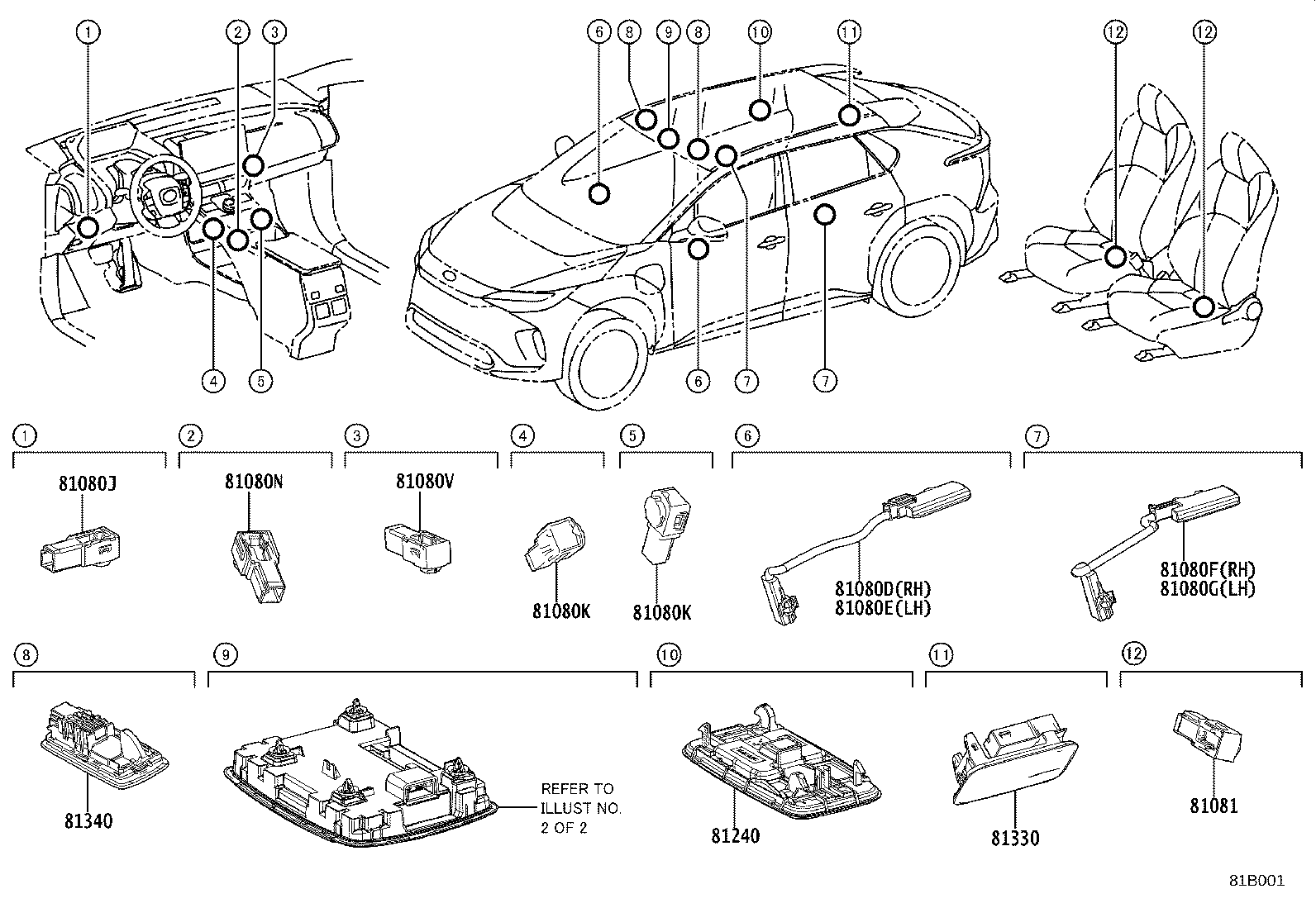 81260-42K60-C0 LAMP ASSY, MAP product image