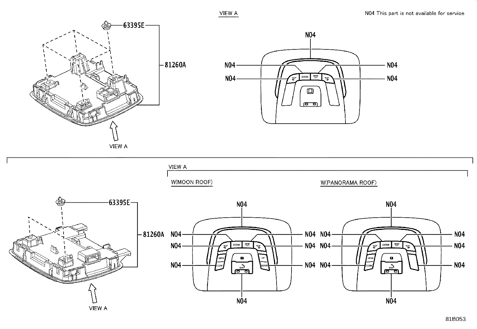 81260-30M40-C0 LAMP ASSY, MAP product image