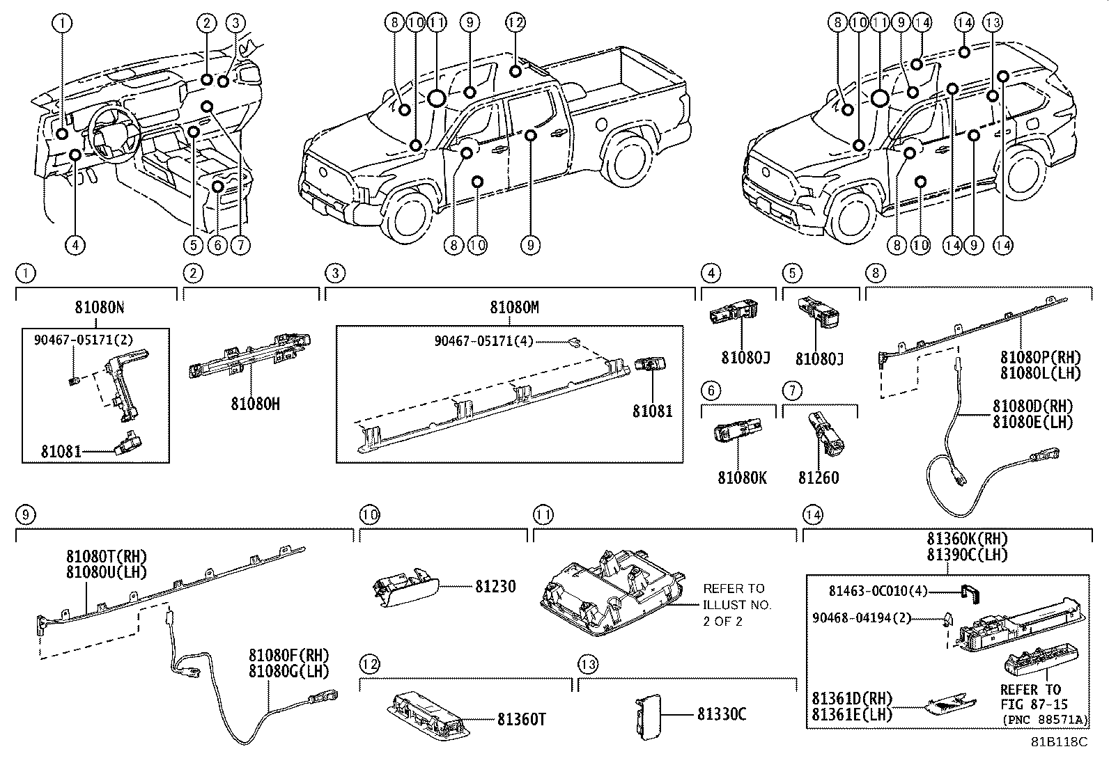 Thumbnail 2 for 81080-0C010