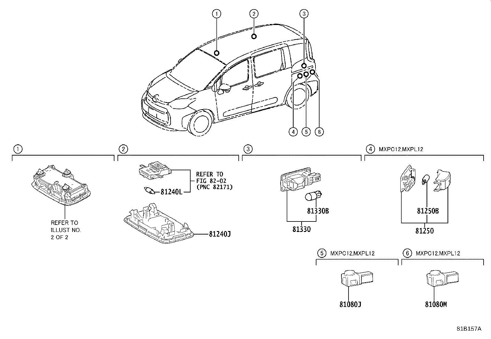 81260-52201-B0 LAMP ASSY, MAP product image