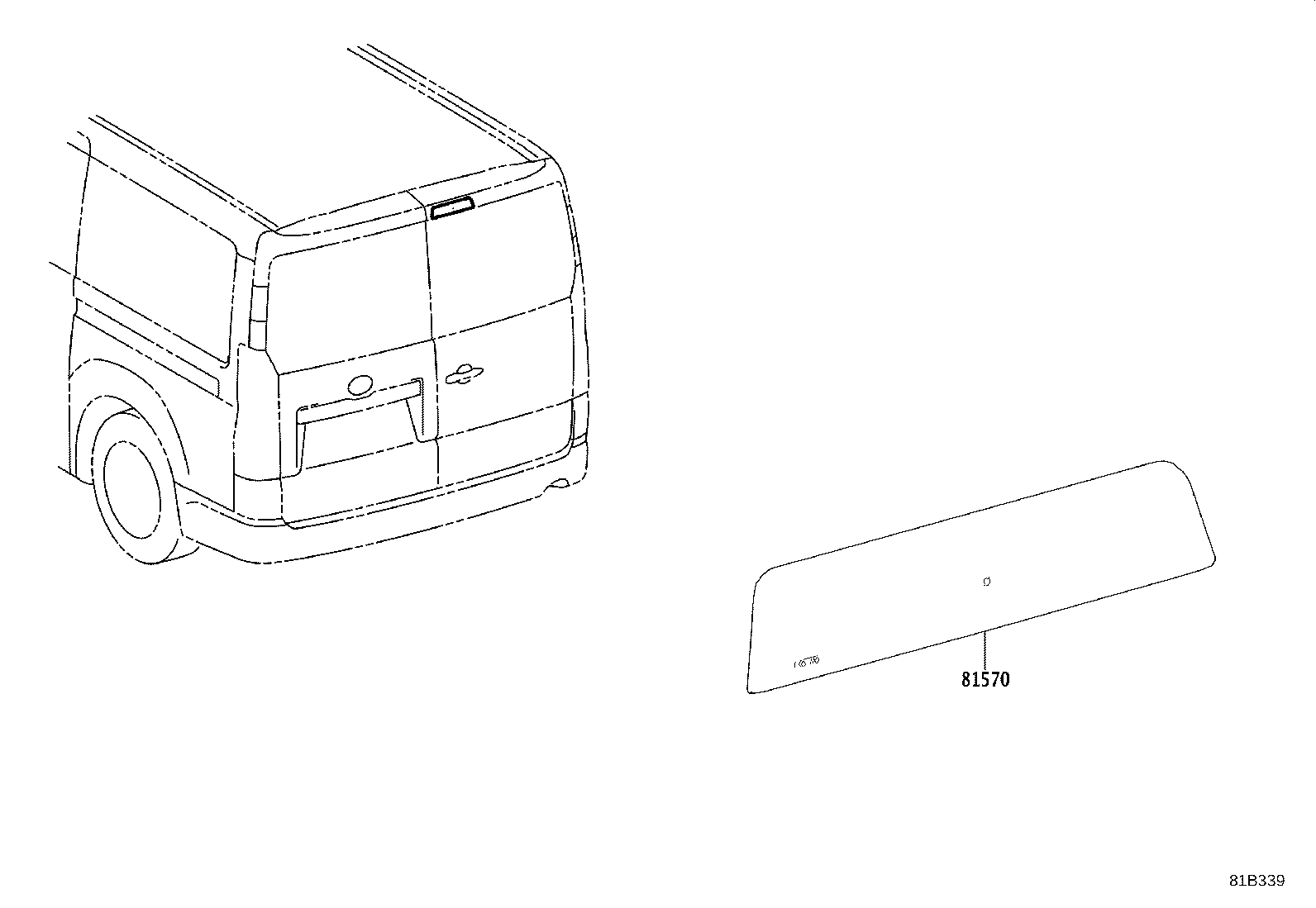 81006-26091 LAMP ASSY, CENTER STOP product image