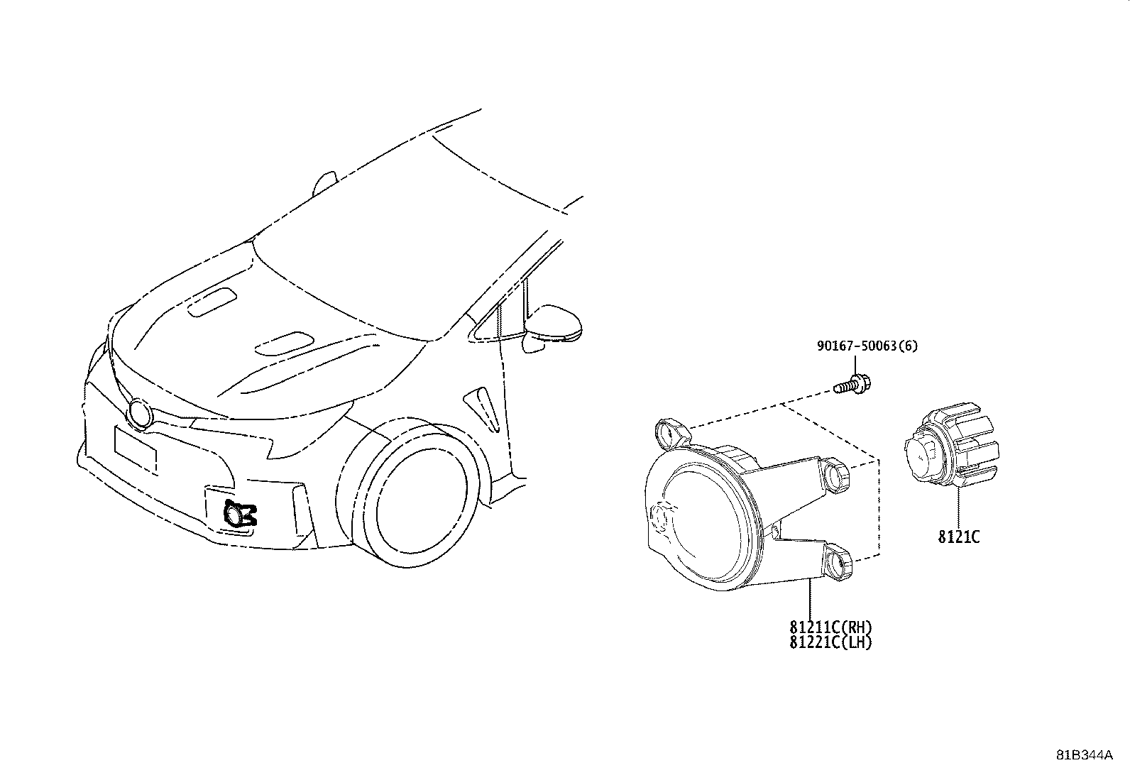 Toyota 81965-52050 DMY