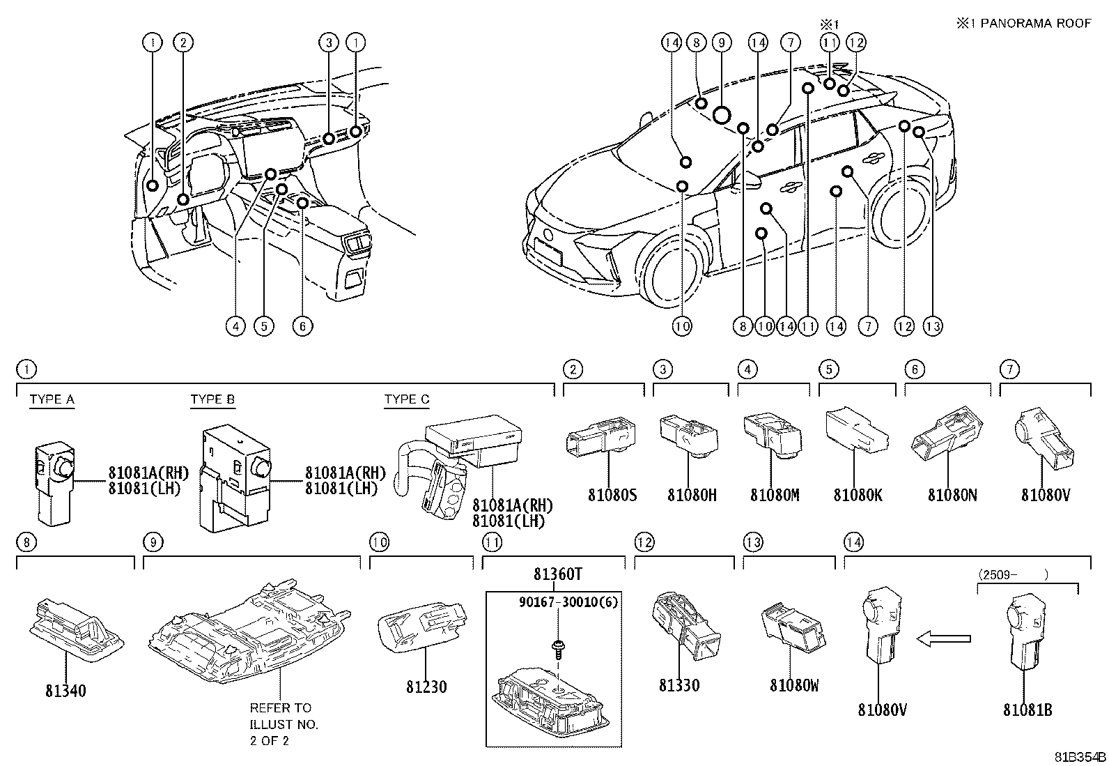 81208-46200 LAMP ASSY, MAP product image