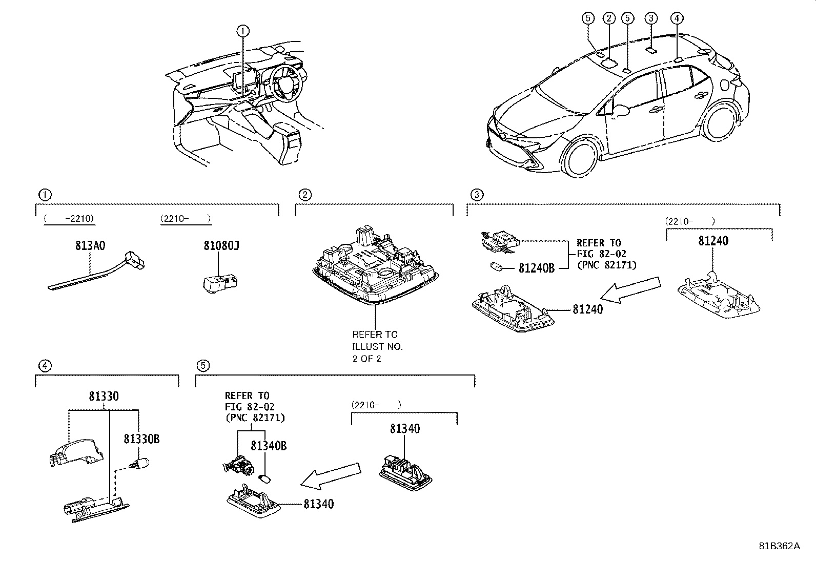 81208-12150-C0 LAMP ASSY, MAP product image