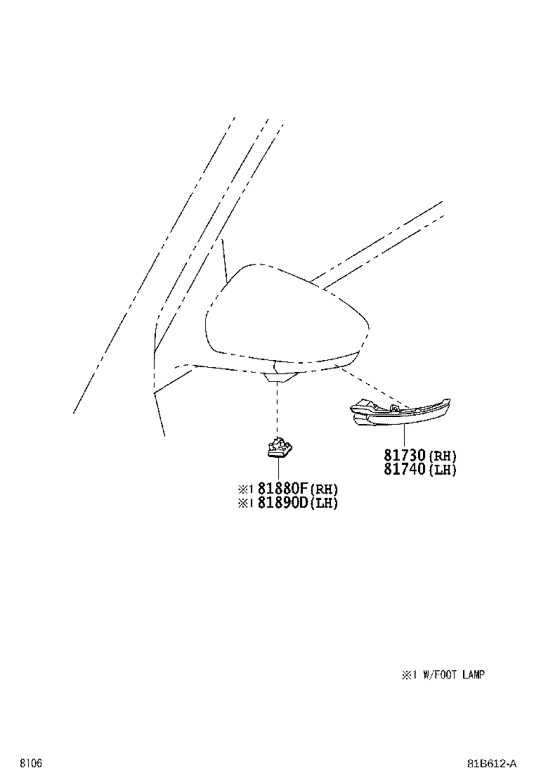 81730-BZ260 LAMP ASSY, SIDE TURN SIGNAL, RH product image
