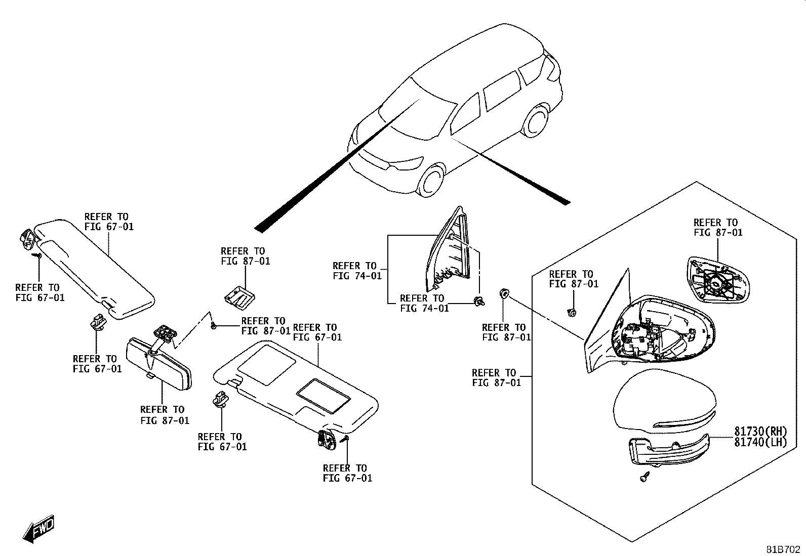 81730-WC005 LAMP ASSY, SIDE TURN SIGNAL, RH product image
