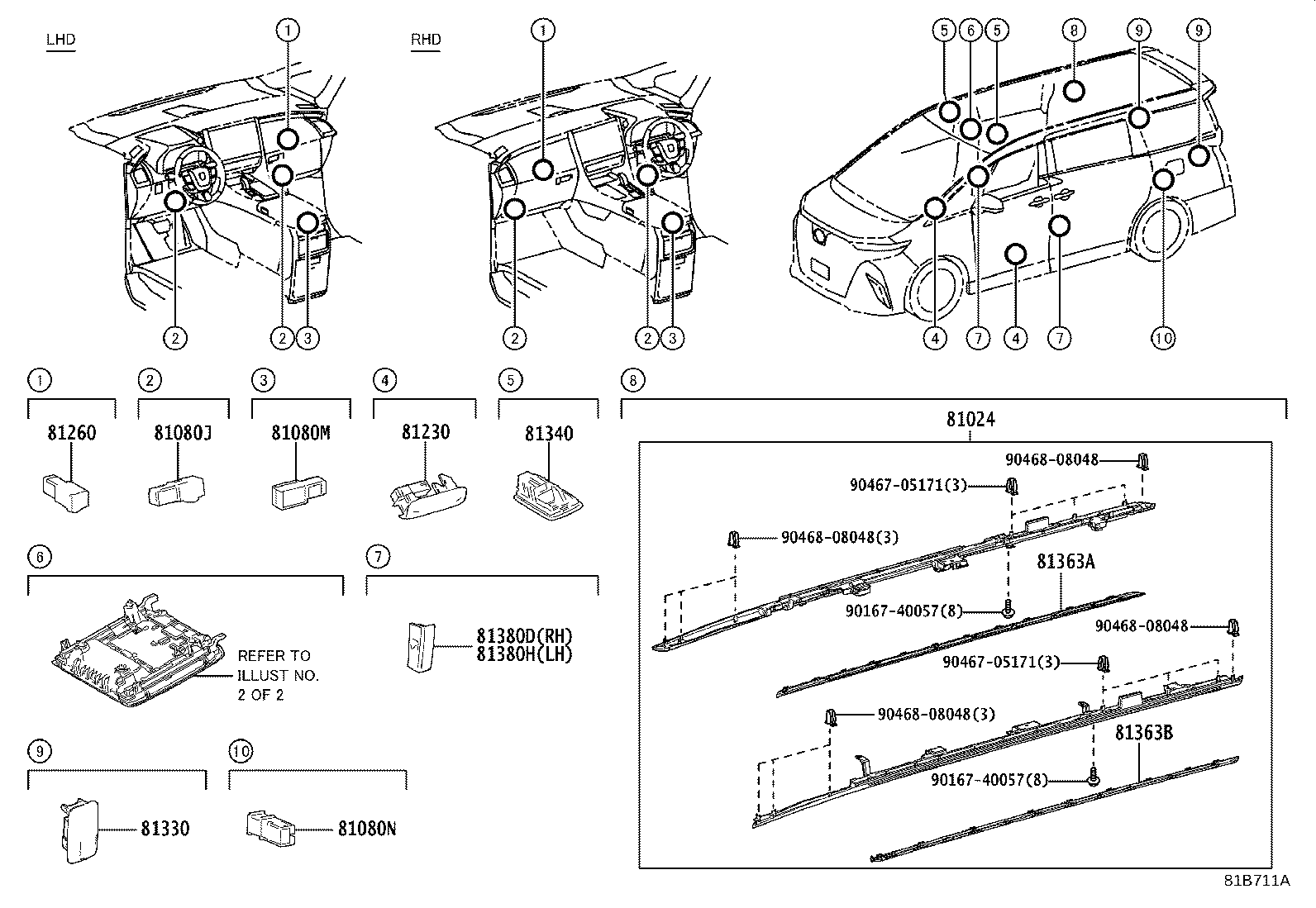 81024-V2010-C0 Toyota Reference Part product image