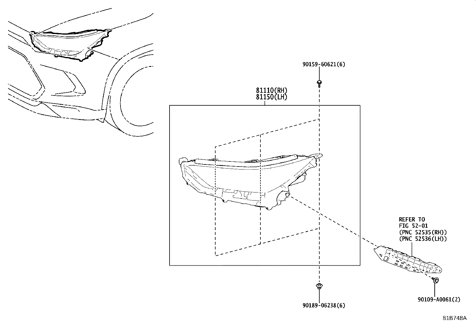 Thumbnail 2 for 81150-0E770