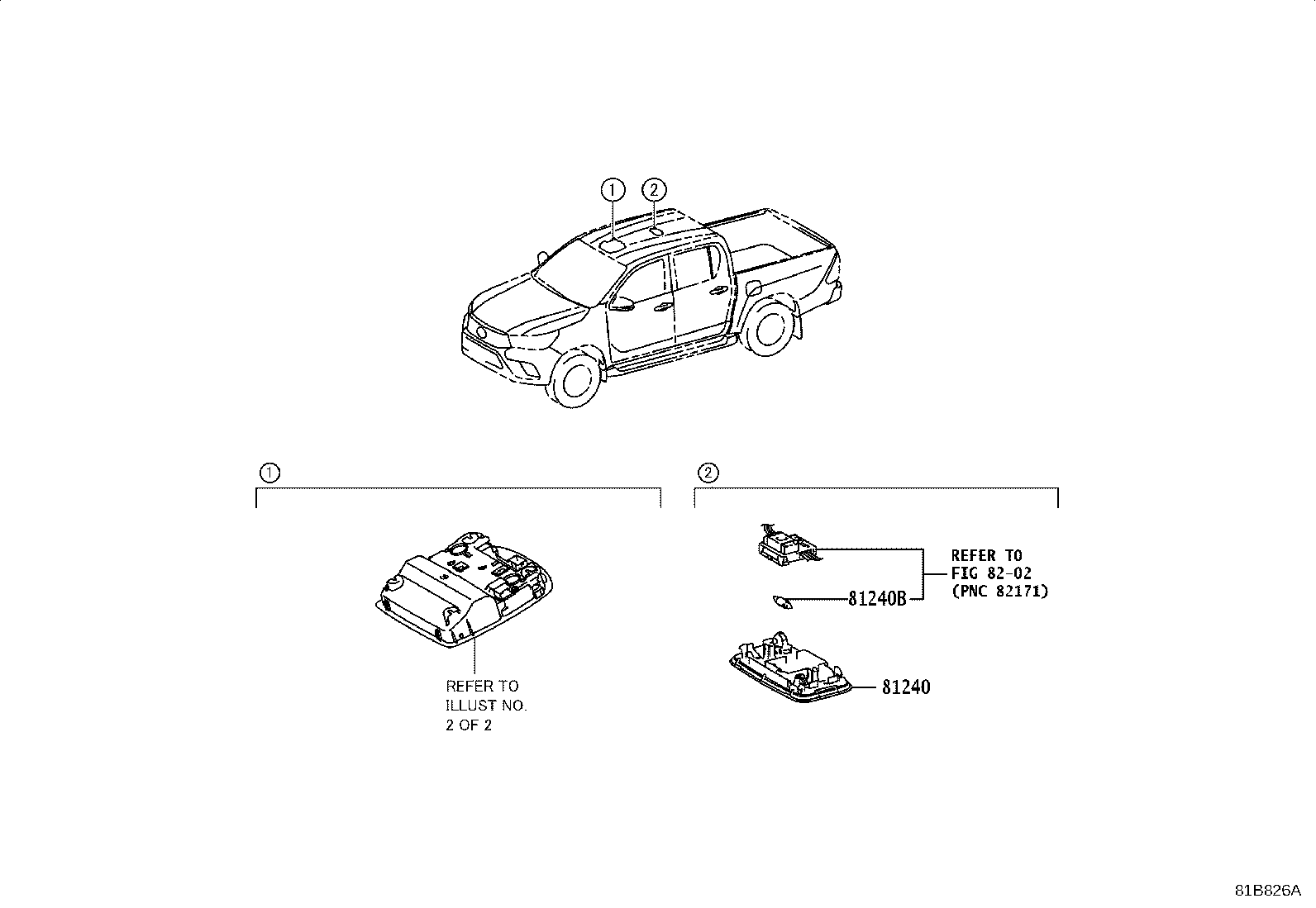 Toyota 63650-0KD20-C0 LAMP ASSY, MAP