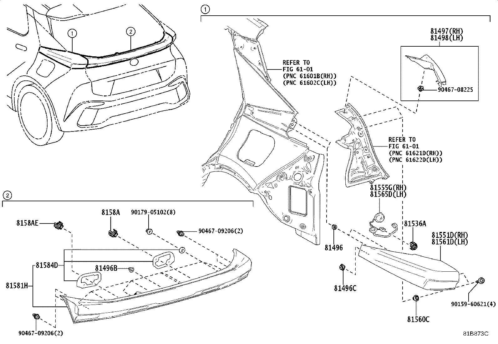 81555-F4200 CORD, REAR COMBINATION LAMP, RH product image