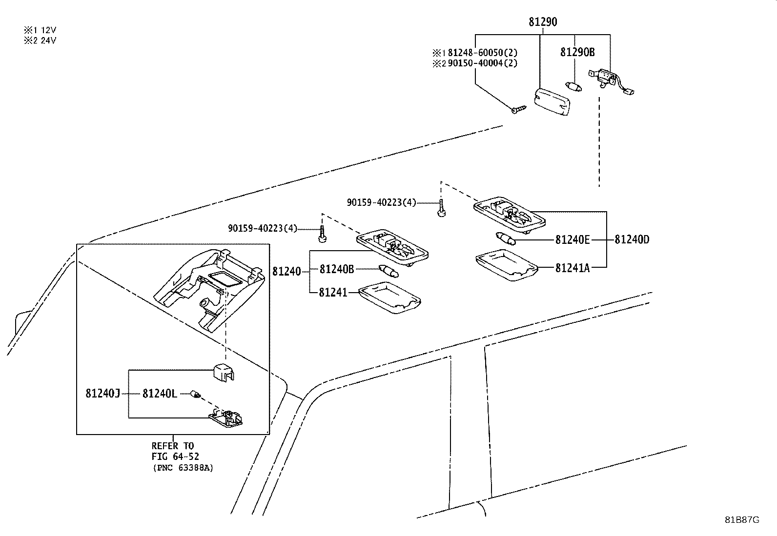 81330-60010 LAMP ASSY, ROOM product image