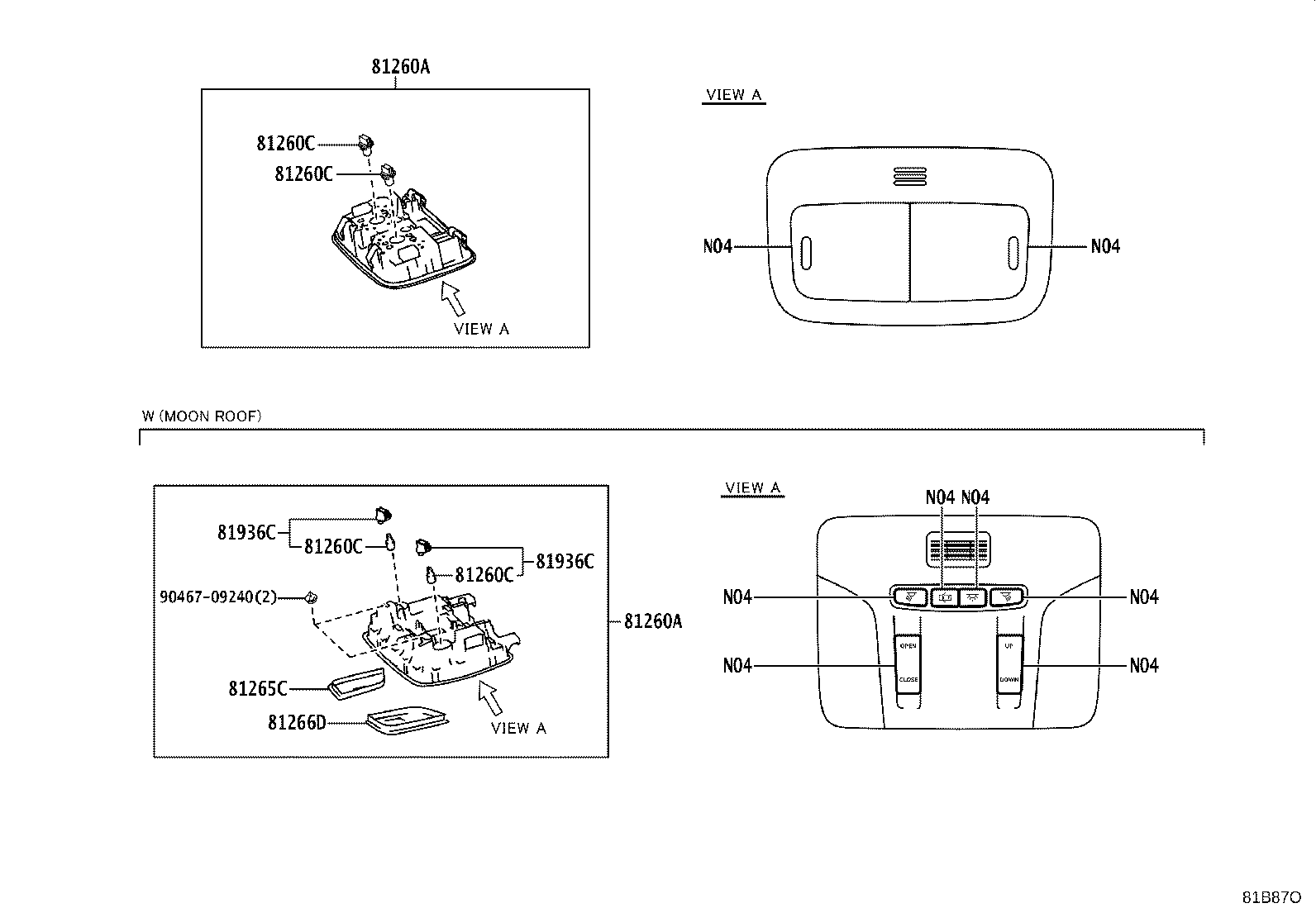 81208-12170-C0 LAMP ASSY, MAP product image