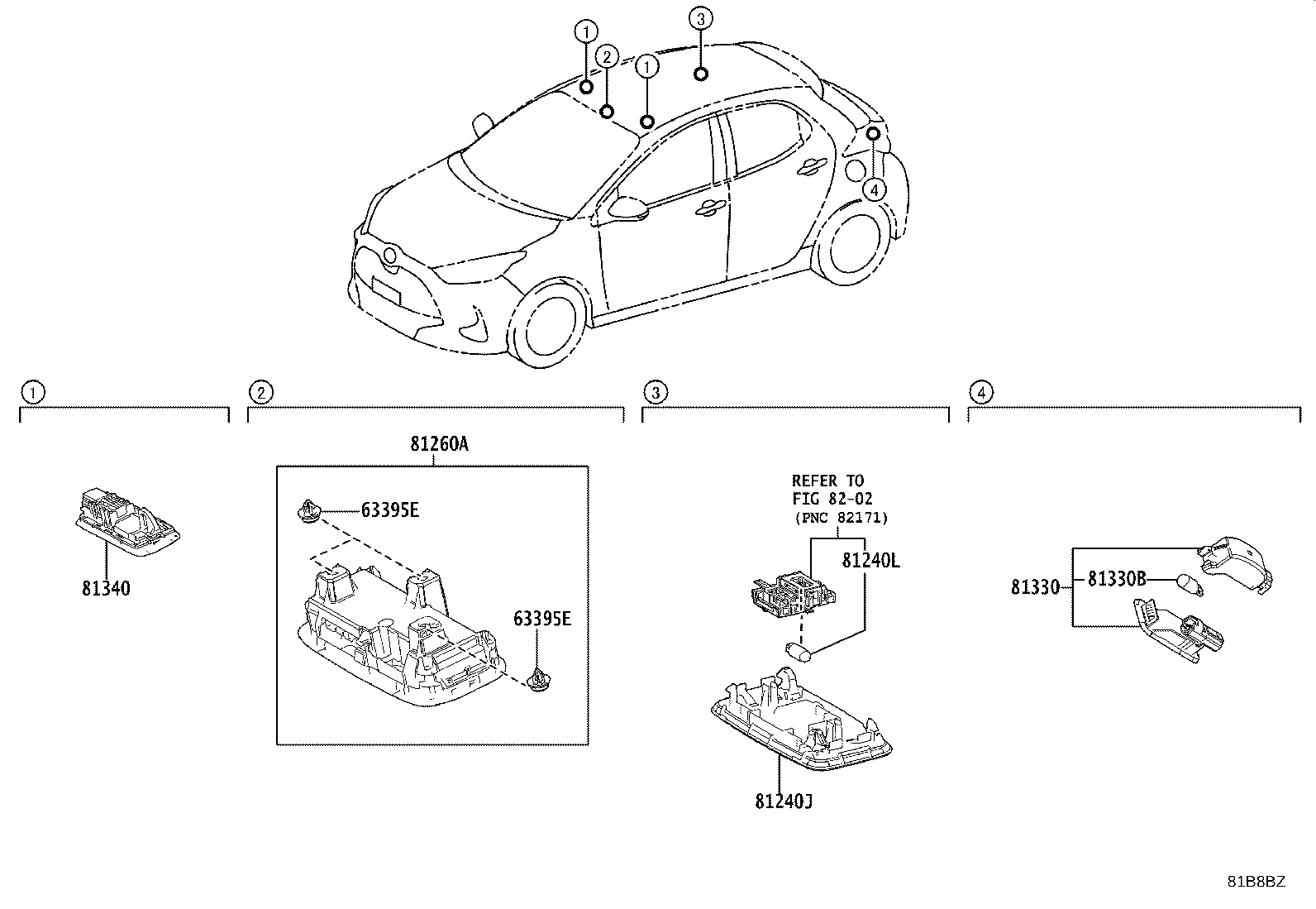81260-K0011-C0 LAMP ASSY, MAP product image