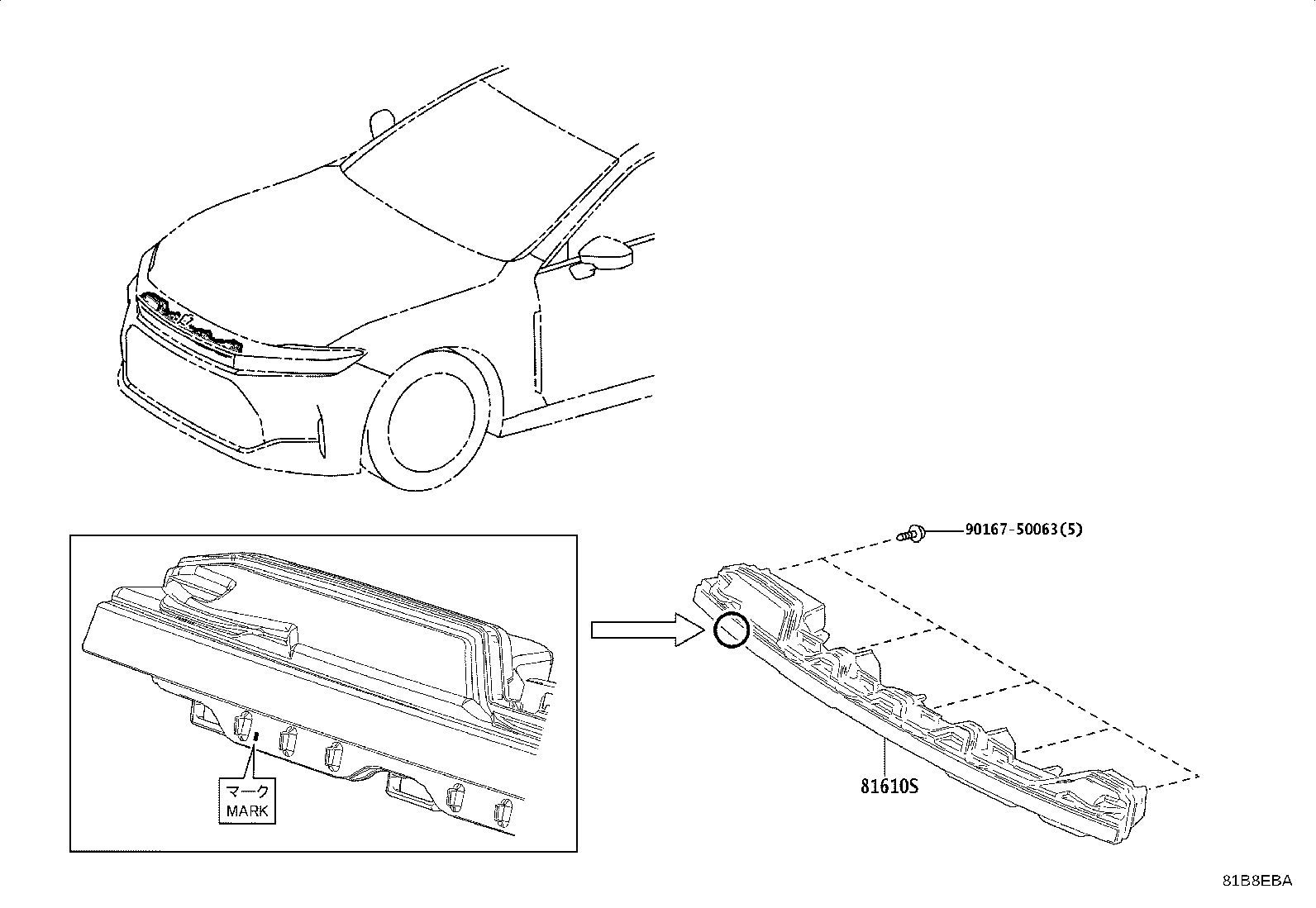 81610-30550 Toyota Reference Part product image