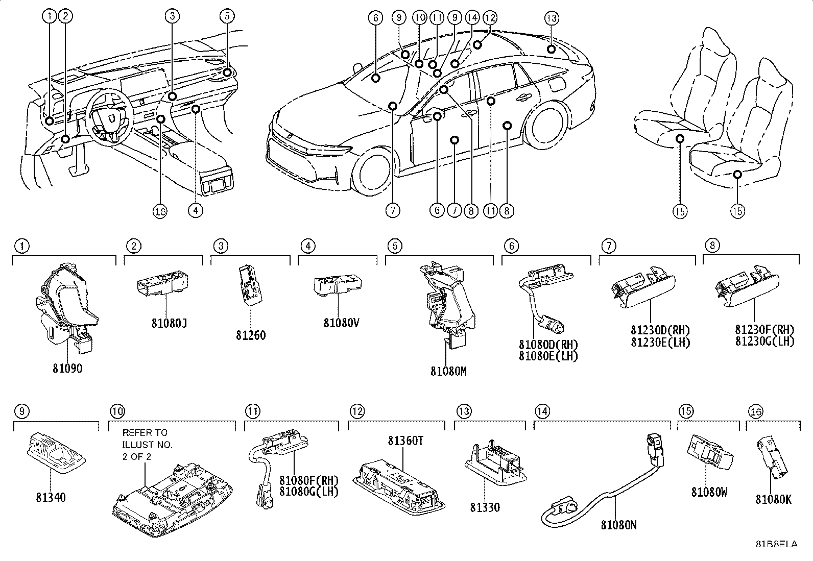 81080-30320 LAMP ASSY, CONSOLE BOX ILLUMINATION product image