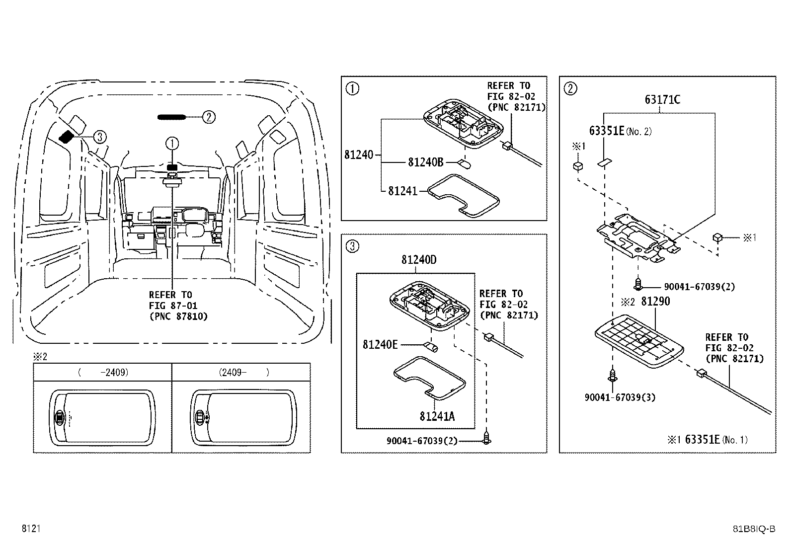 63171-B5030 BRACKET, ROOM LAMP product image