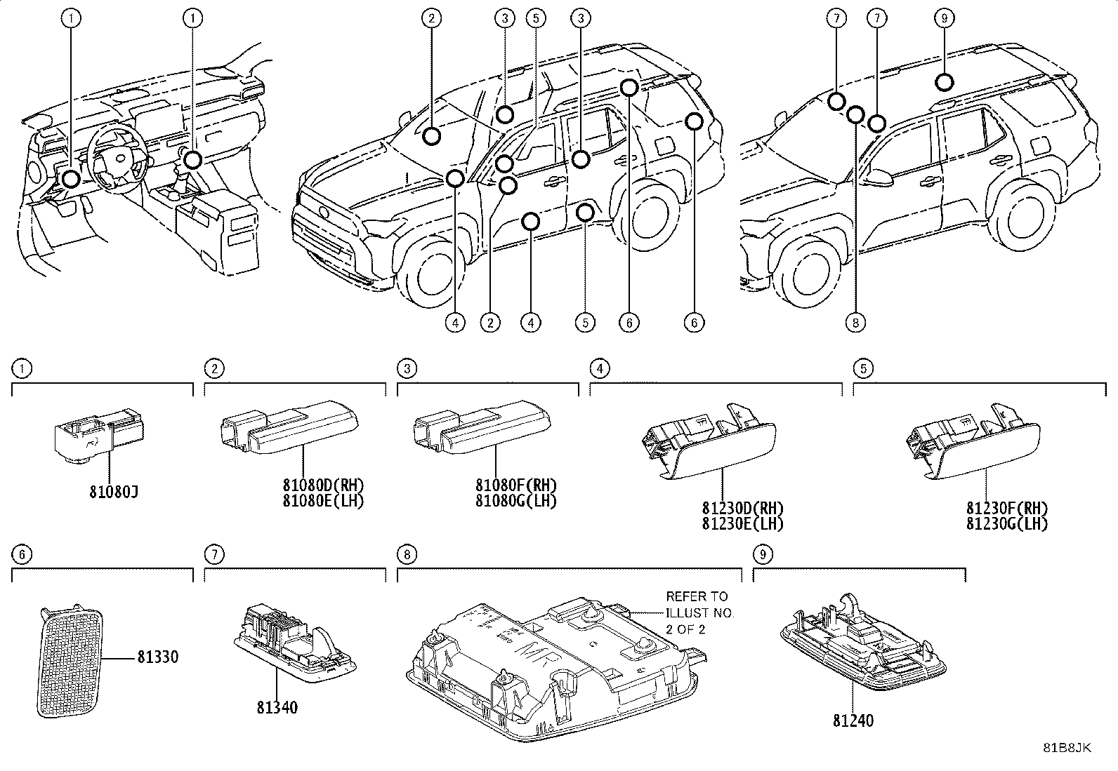 63650-35010-C0 LAMP ASSY, MAP product image