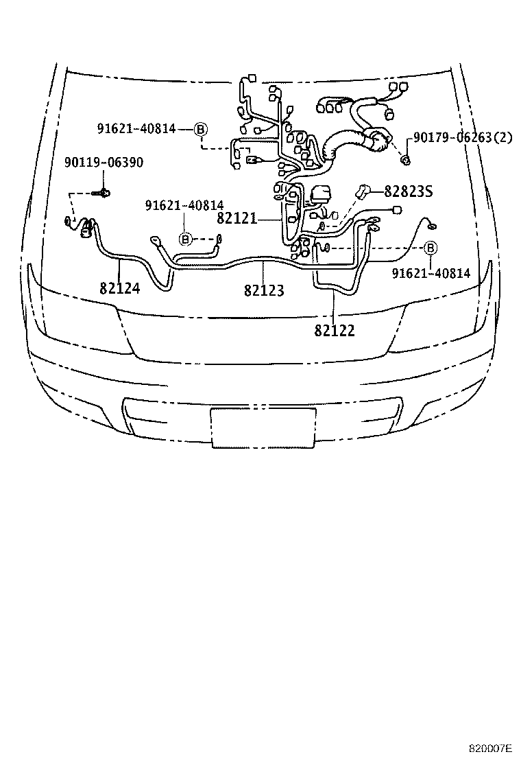 82817-35630 PROTECTOR, WIRING HARNESS, NO.1 product image