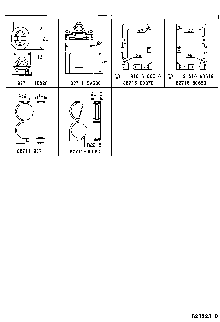 82817-35630 PROTECTOR, WIRING HARNESS, NO.1 product image