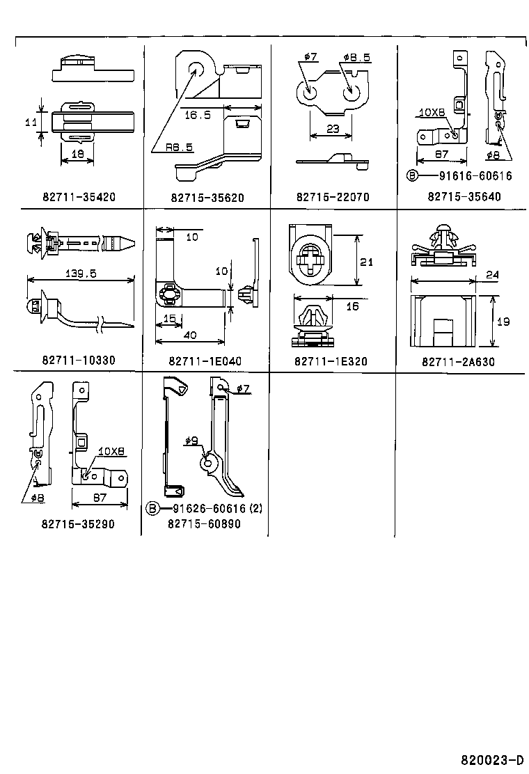 82817-35630 PROTECTOR, WIRING HARNESS, NO.1 product image