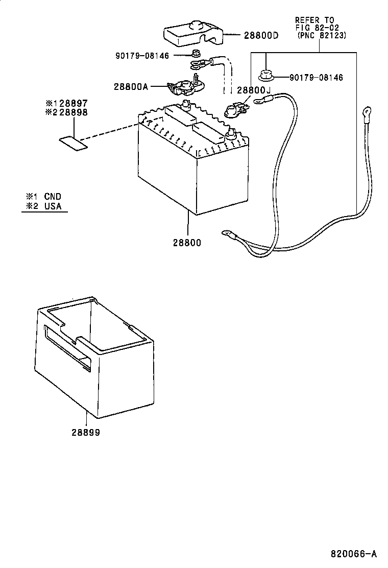 28800-74142 BATTERY product image