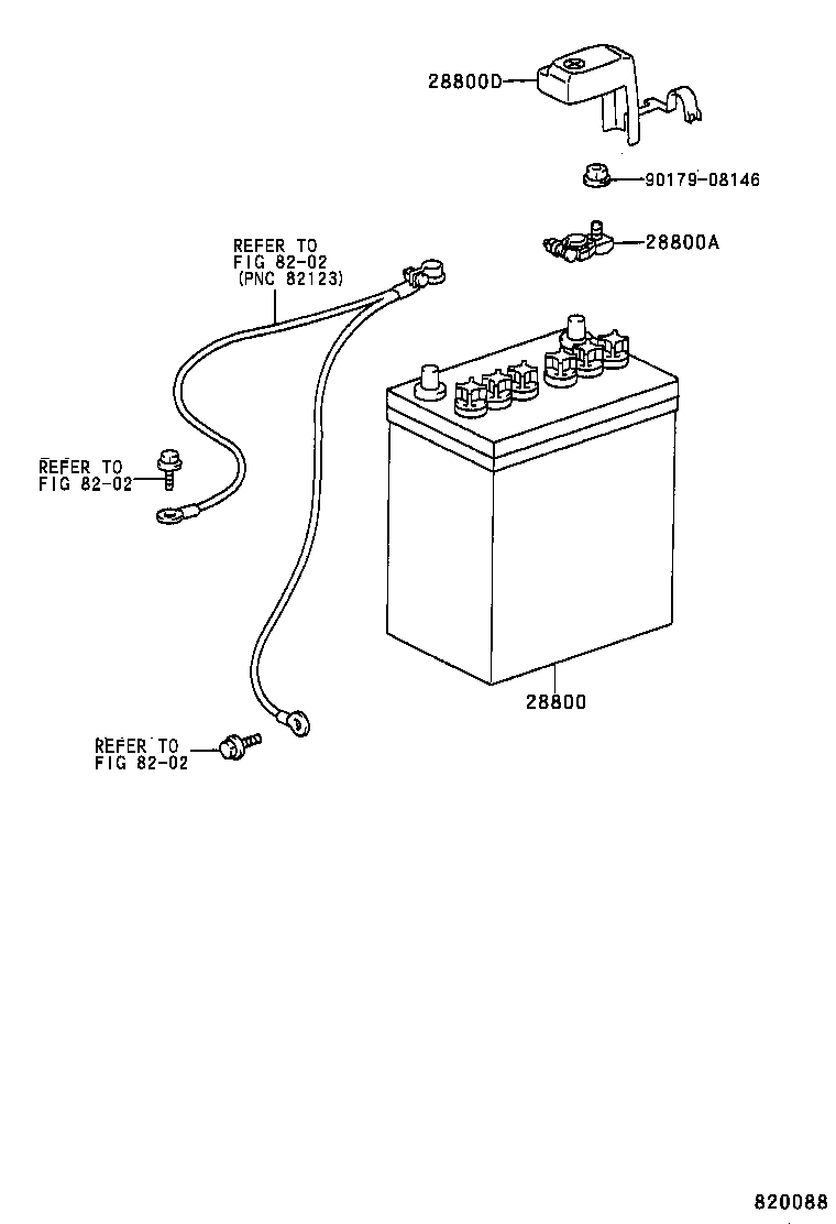 90982-05034 TERMINAL, BATTERY POSITIVE product image