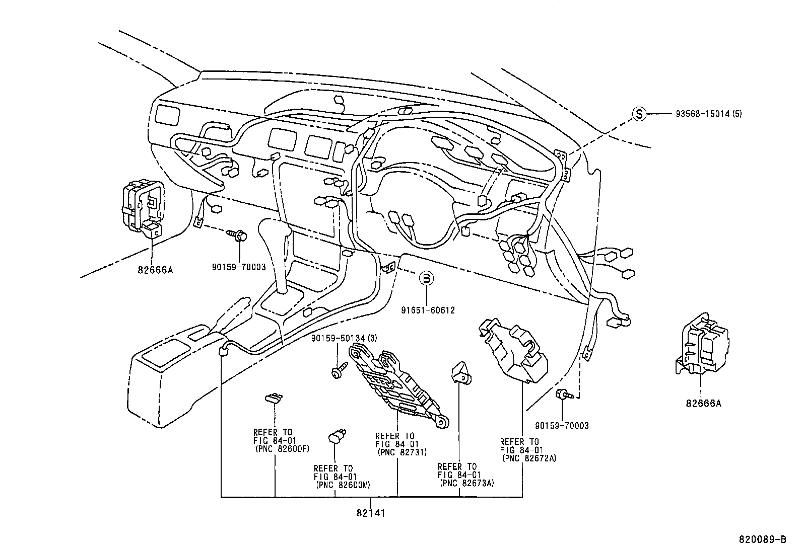 82151-16530 WIRE, FRONT DOOR, RH product image