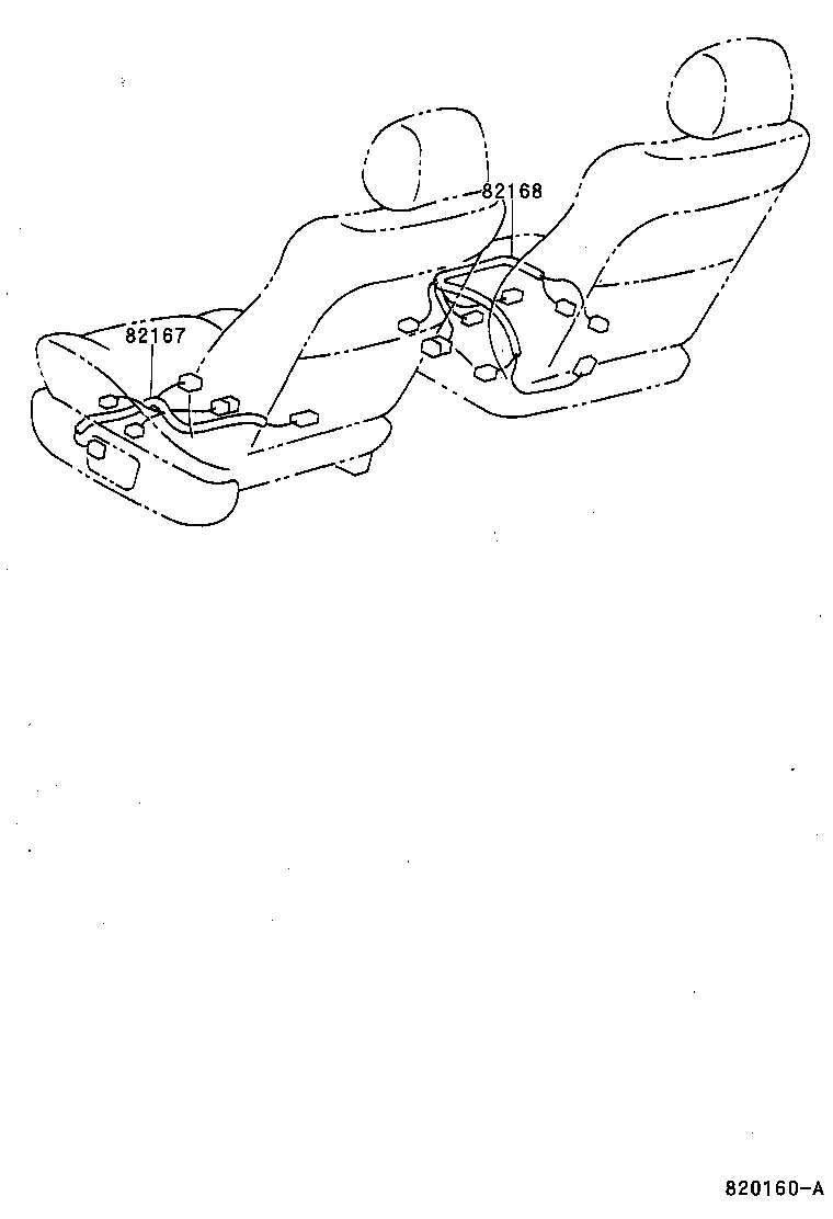82151-33770 WIRE, FRONT DOOR, RH product image