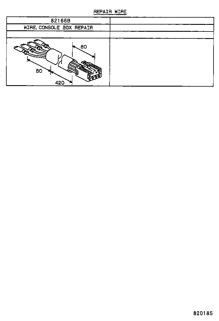 82046-24020 WIRE SUB-ASSY, BODY GROUND, NO.1 product image
