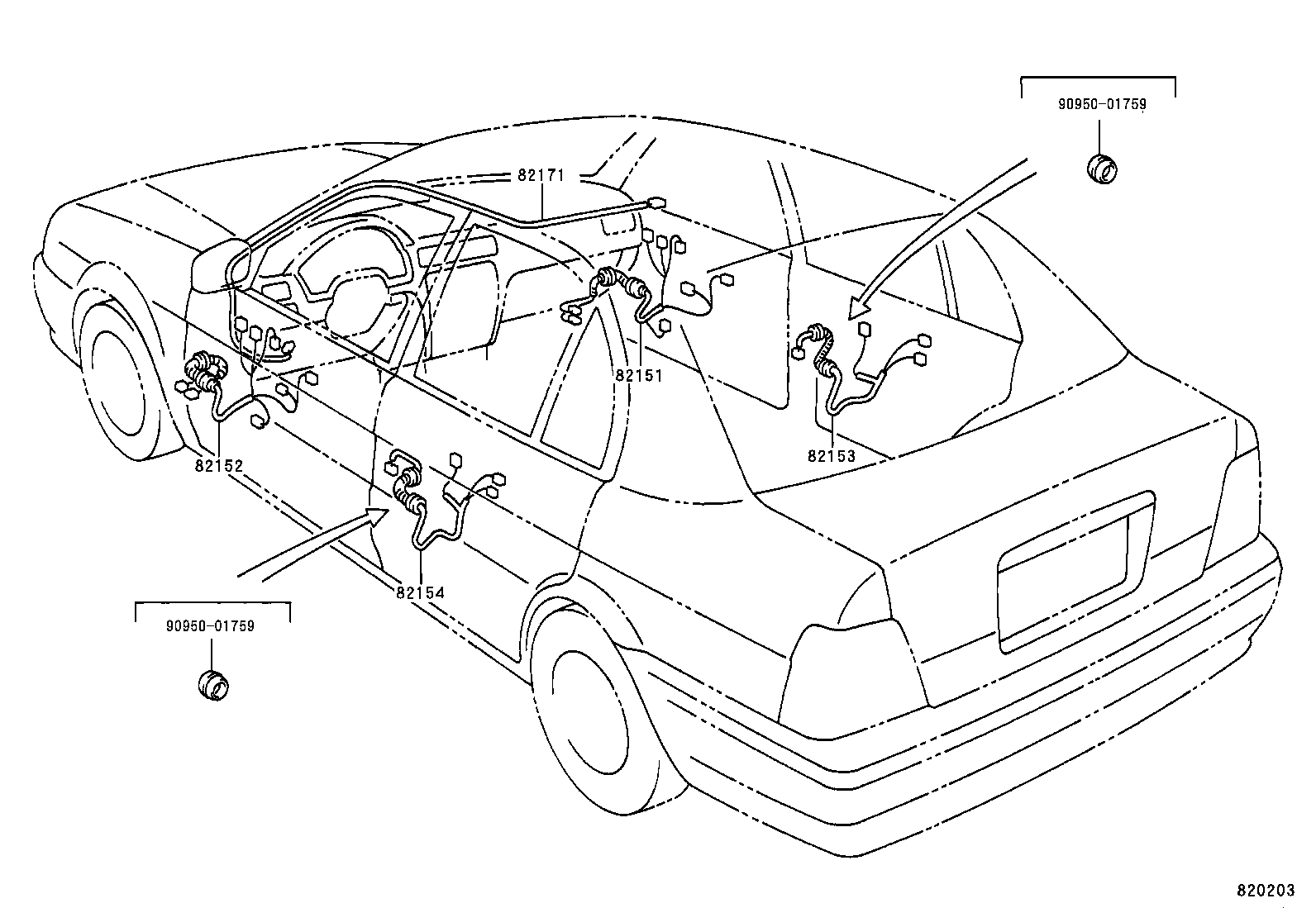 82121-1G253 WIRE, ENGINE product image