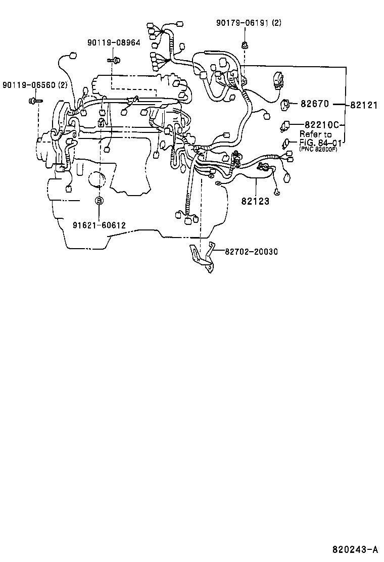 82151-2D890 WIRE, FRONT DOOR, RH product image