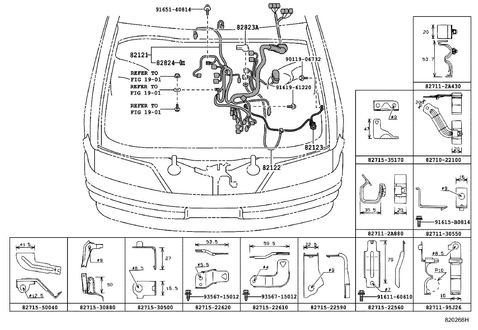 82817-3K160 PROTECTOR, WIRING HARNESS, NO.2 product image