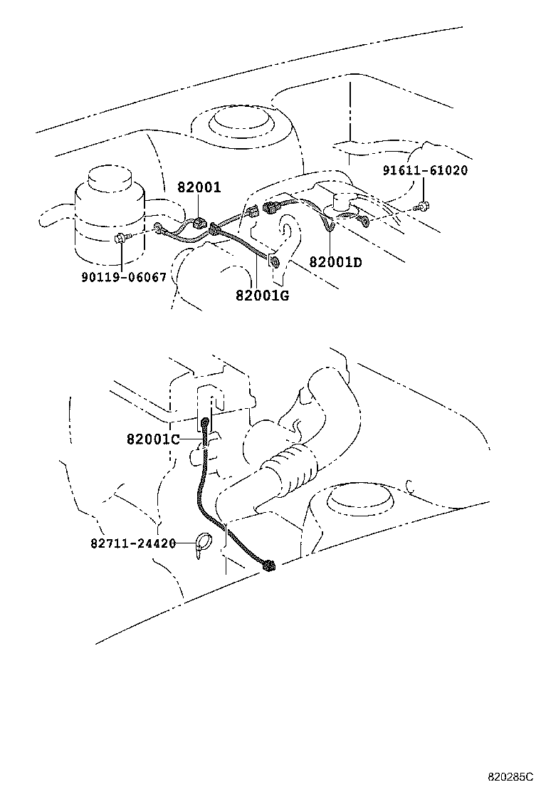 82151-33691 WIRE, FRONT DOOR, RH product image
